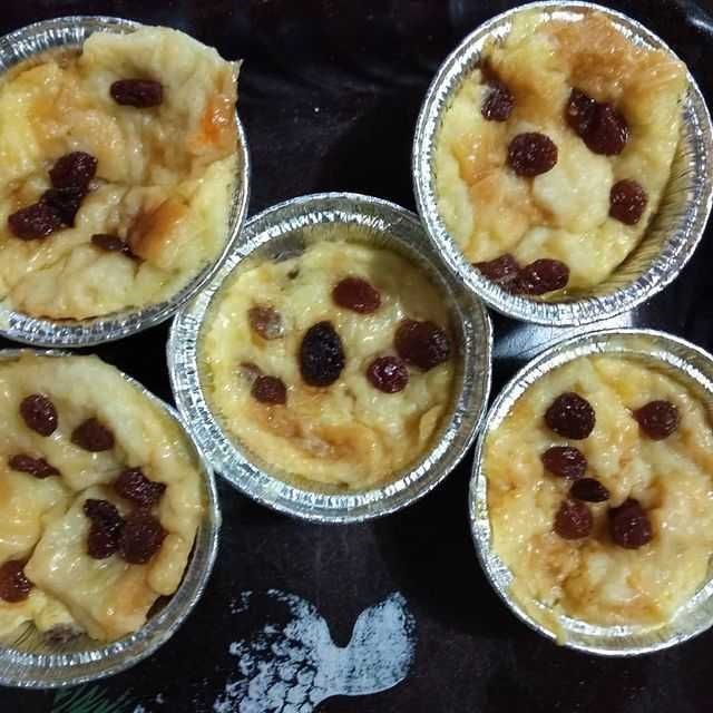 puding roti tawar kukus